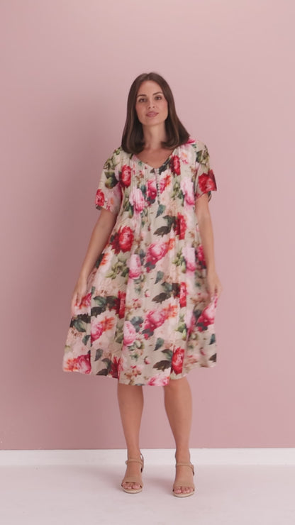 Lamia Dress - Romantic Garden