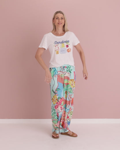 Alfresco Tee - Sardinia White