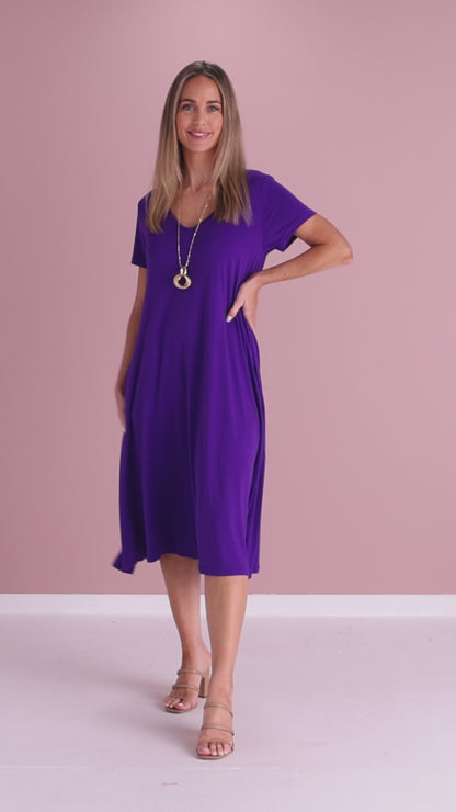 Christobel Dress - Purple