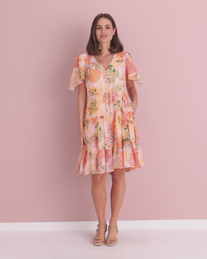Tiana Petite Dress - Golden Hour Floral
