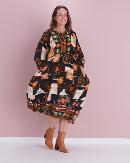 Morse Dress - Sun Tan Floral