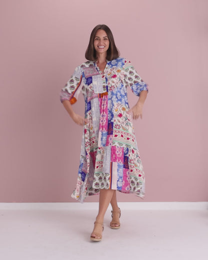 Brookhaven Dress - Jacobean Patchwork