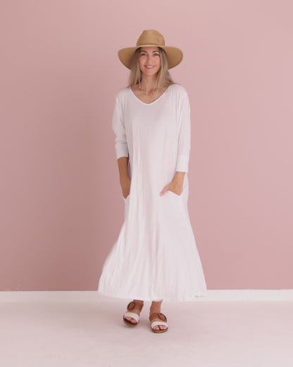 Maisie Dress - White