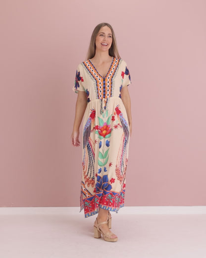 Kia Ora Maxi Dress - Sandy Paradise