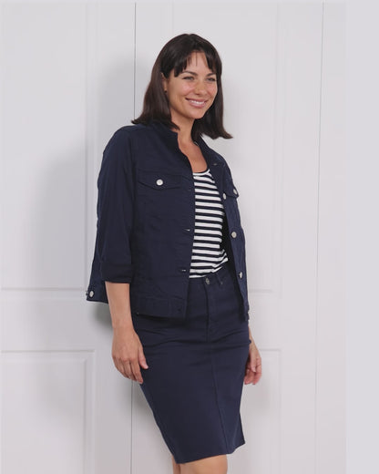 Seattle Stretch Jacket - Navy
