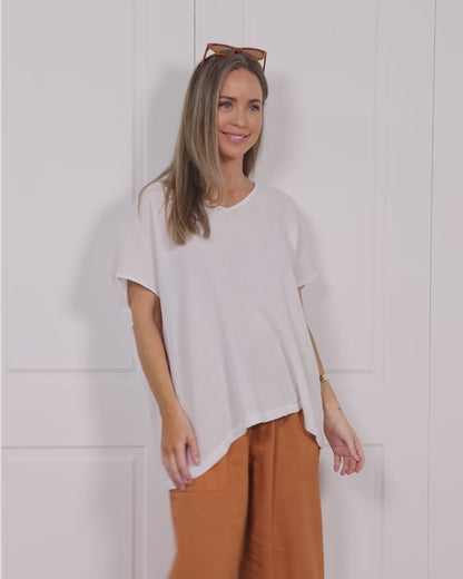 Nadi Top - White