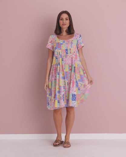 Emery Cotton Dress - Gelato Patch
