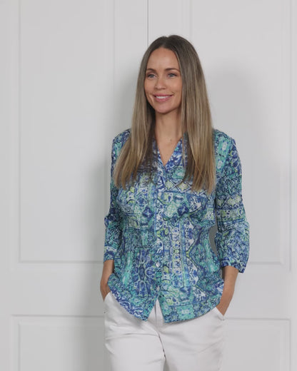 Mirella Shirt - Amalfi Mosaic