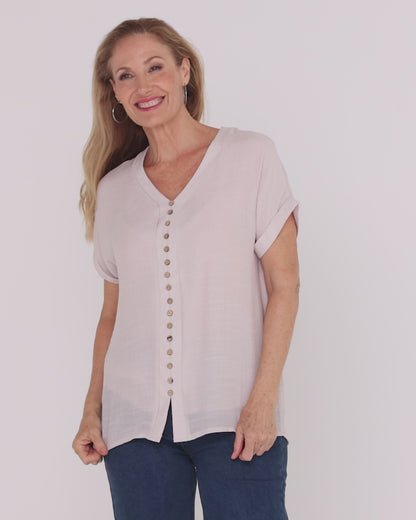 Gemma Top - Beige