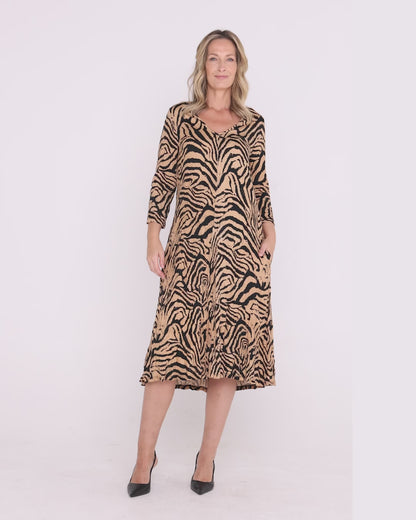 Stella Dress - Animal