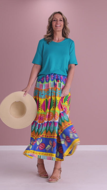 San Miguel Skirt - Fiesta Print