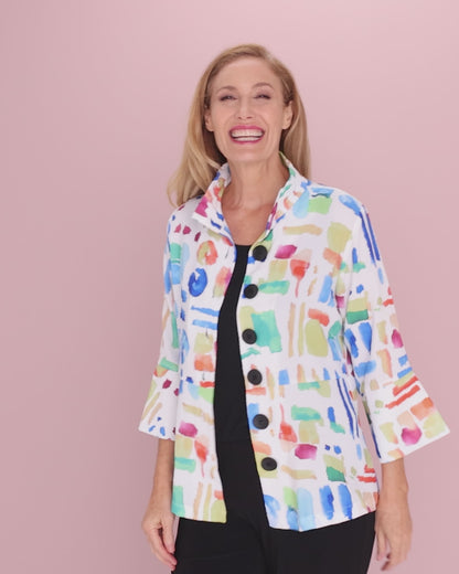 Frances Core Shirt - Watercolour Spot