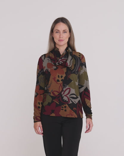 Lani Knit Top & Snood - Autumn Bloom