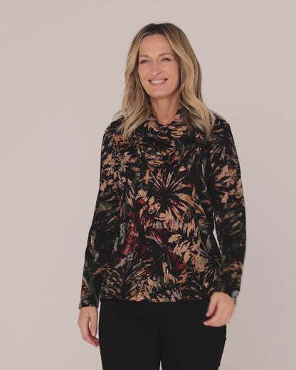Lani Knit Top & Snood - Autumn Palm