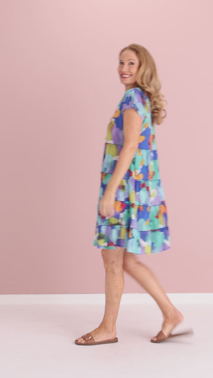 Sage Dress - Floral