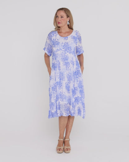 Waterhouse Dress - Passionflower Sky