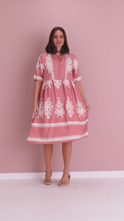 Zalara Dress - Blush