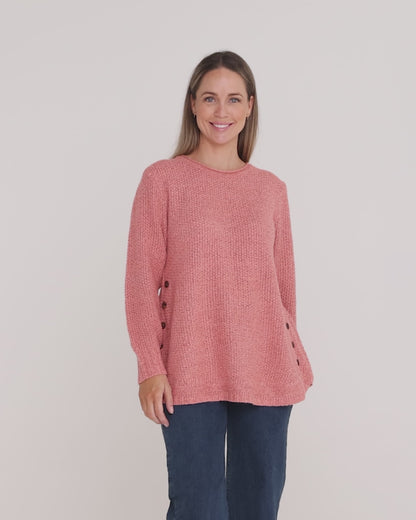 Paris Knit Jumper - Tea Rose