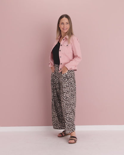 Cheyenne Pants - Leopard Print
