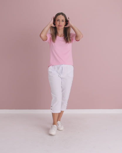 Belinda Modal Tee - Light Pink