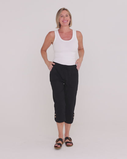 Danny Capri Pants - Black