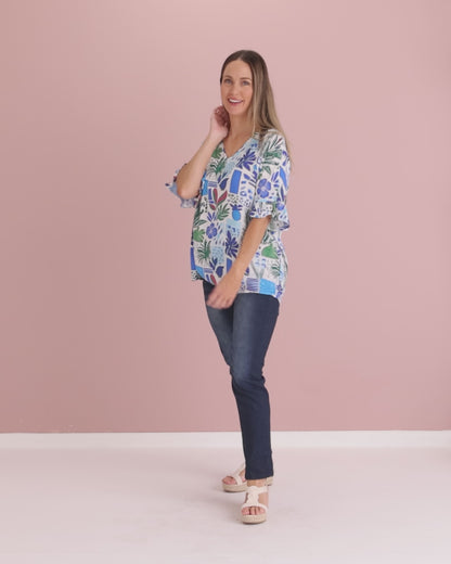 Farren Top - Cobalt Coastal Botanical