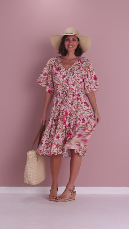 Kigali Petite Dress - Pink