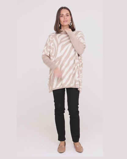 Safari Knit Tunic - Sand