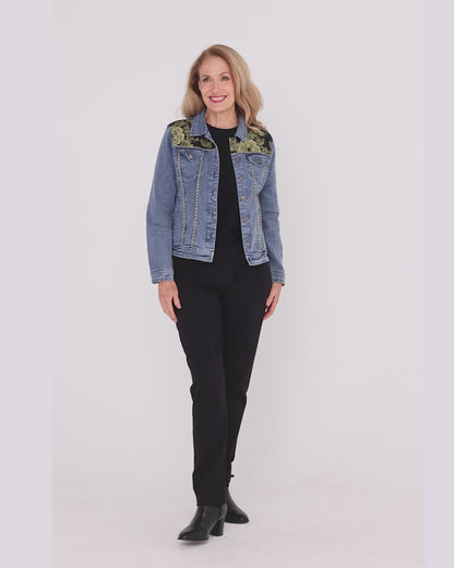 Keqioa Denim Jacket - Indigo