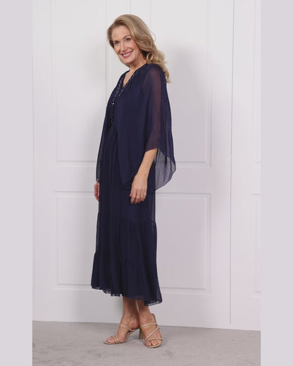 Marrakesh Dress - Navy