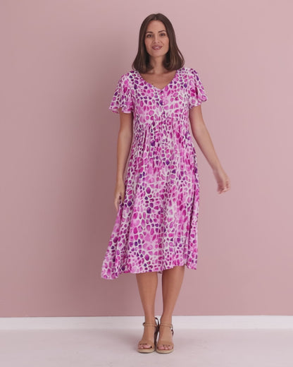 Cornwall Dress - Berry Crush
