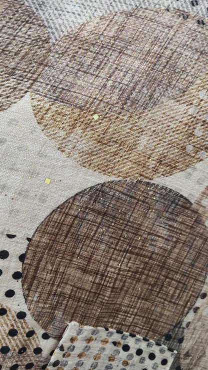 Elara Dress - Mocha Luxe Spot Print