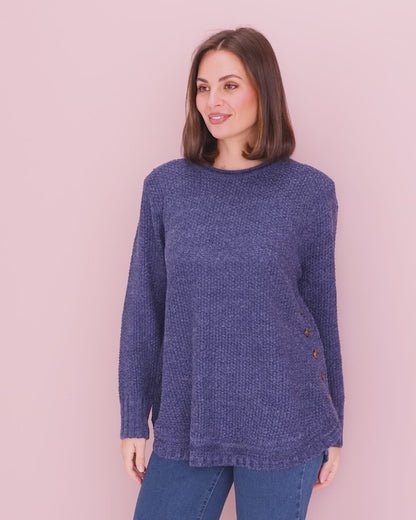 Paris Knit Jumper - Navy