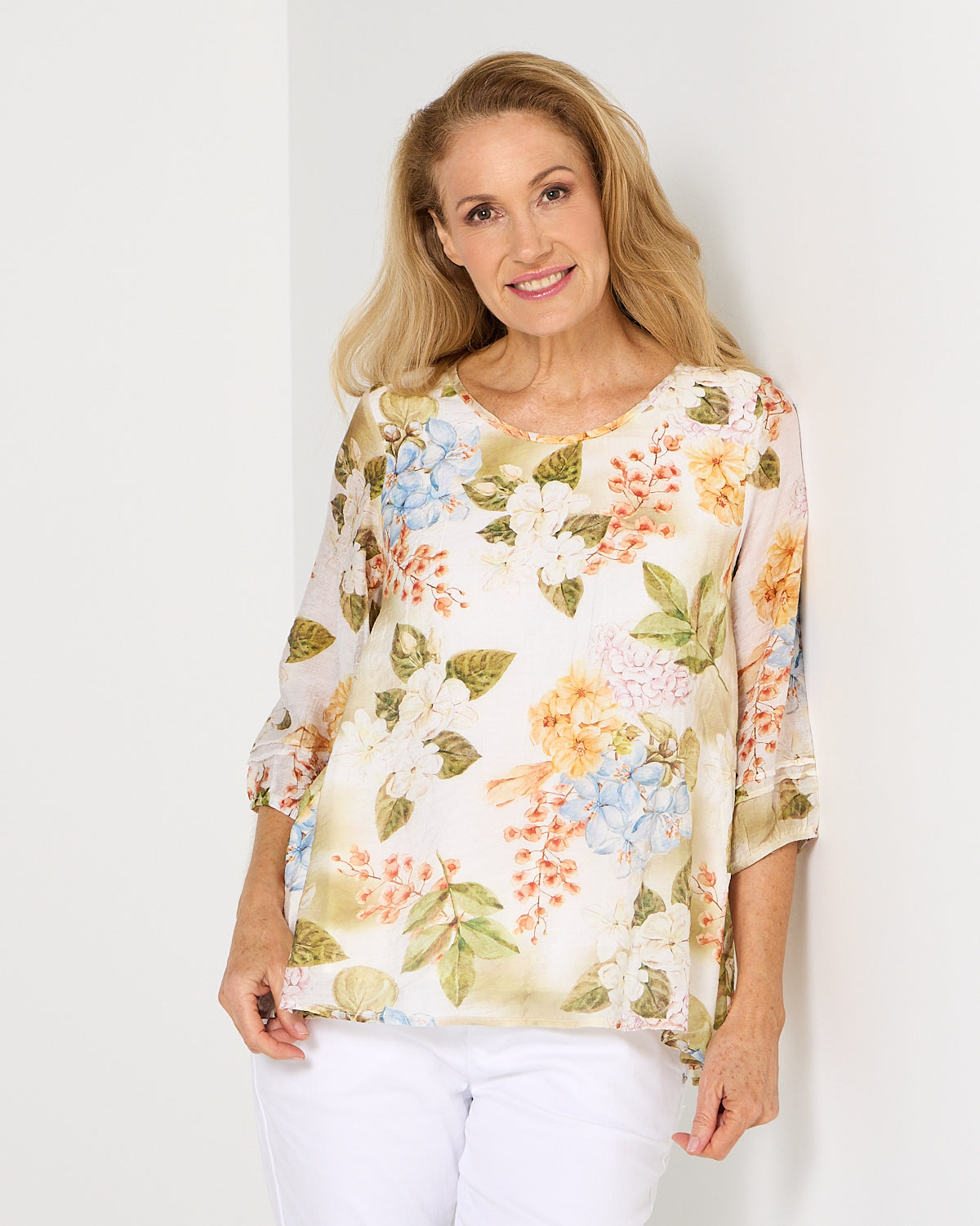 Lebrina Top - Hydrangea Bloom