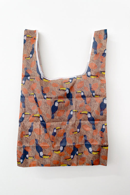 Small Reusable Shopping Bag - Toucan