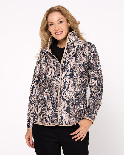 Calrossie Reversible Jacket - Navy/Taupe