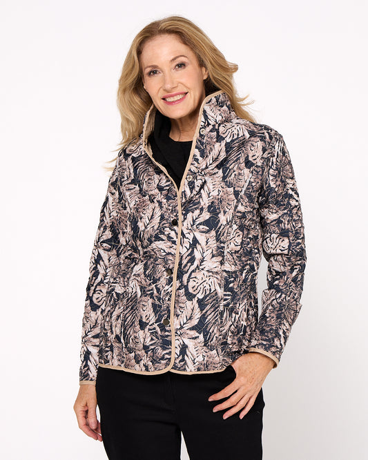 Calrossie Reversible Jacket - Navy/Taupe
