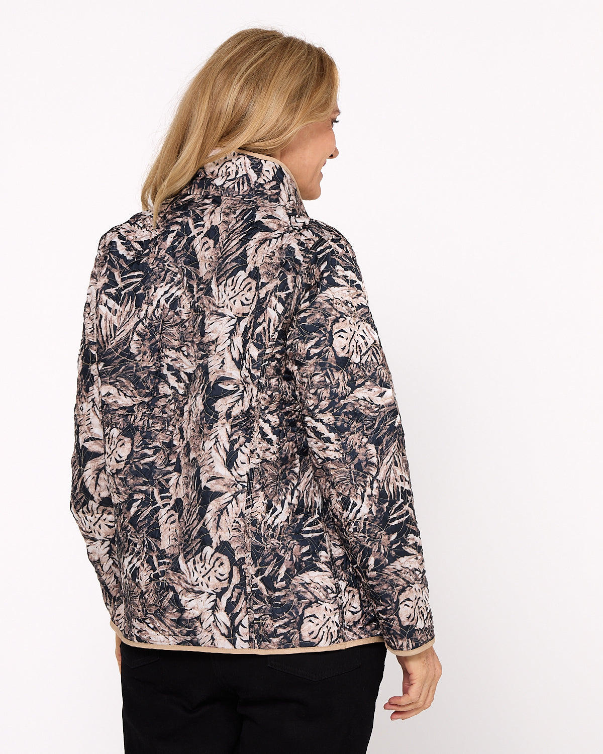 Calrossie Reversible Jacket - Navy/Taupe