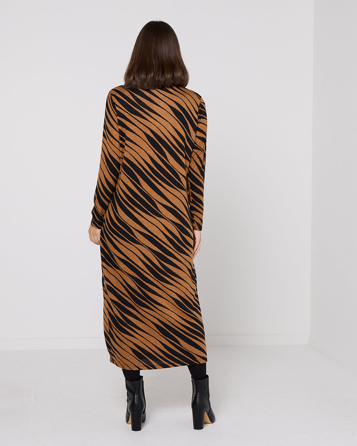 Somerset Dress - Toffee/Black