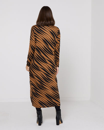 Somerset Dress - Toffee/Black