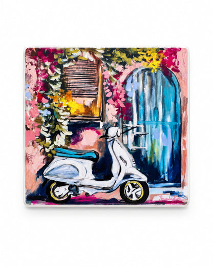 Ceramic Coaster - Sunday in Italy