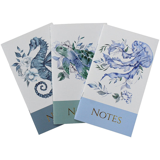 Set of 3 Notebooks - Ocean
