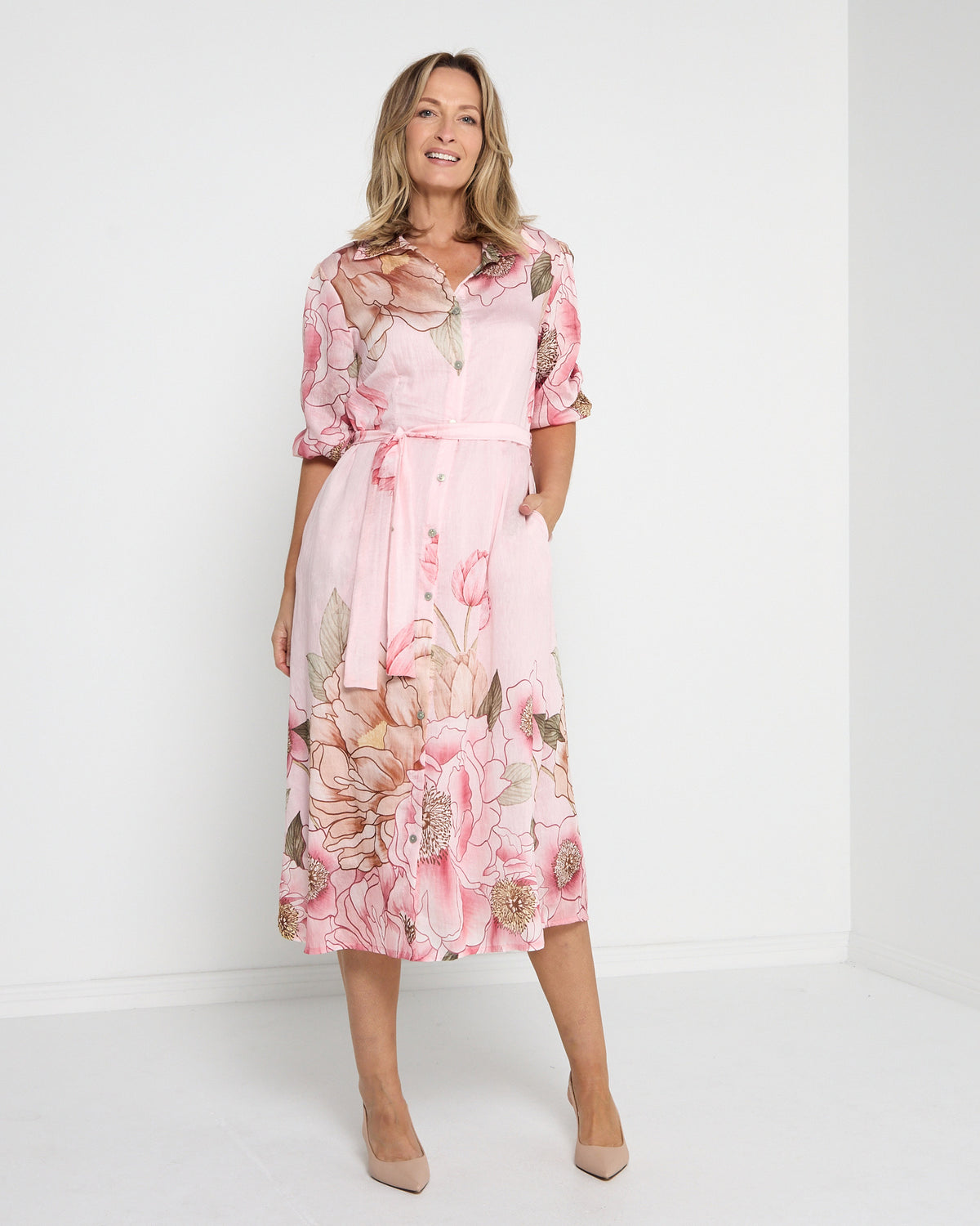 Harmony Dress - Soft Pink
