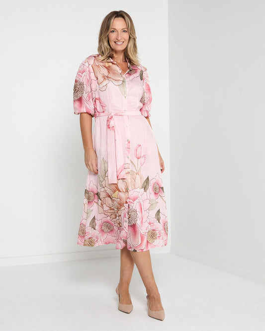 Harmony Dress - Soft Pink