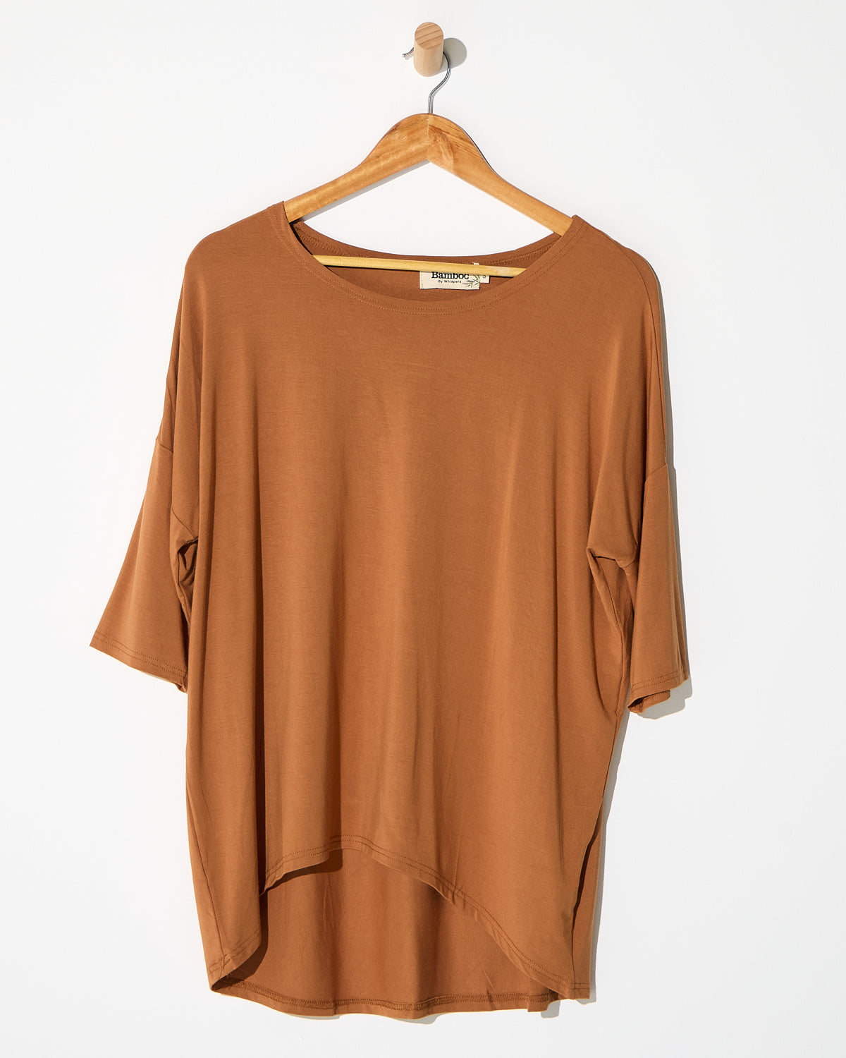 Irena Bamboo Top - Rust