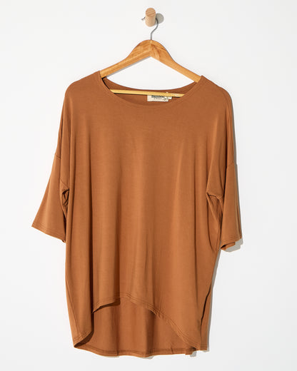 Irena Bamboo Top - Rust