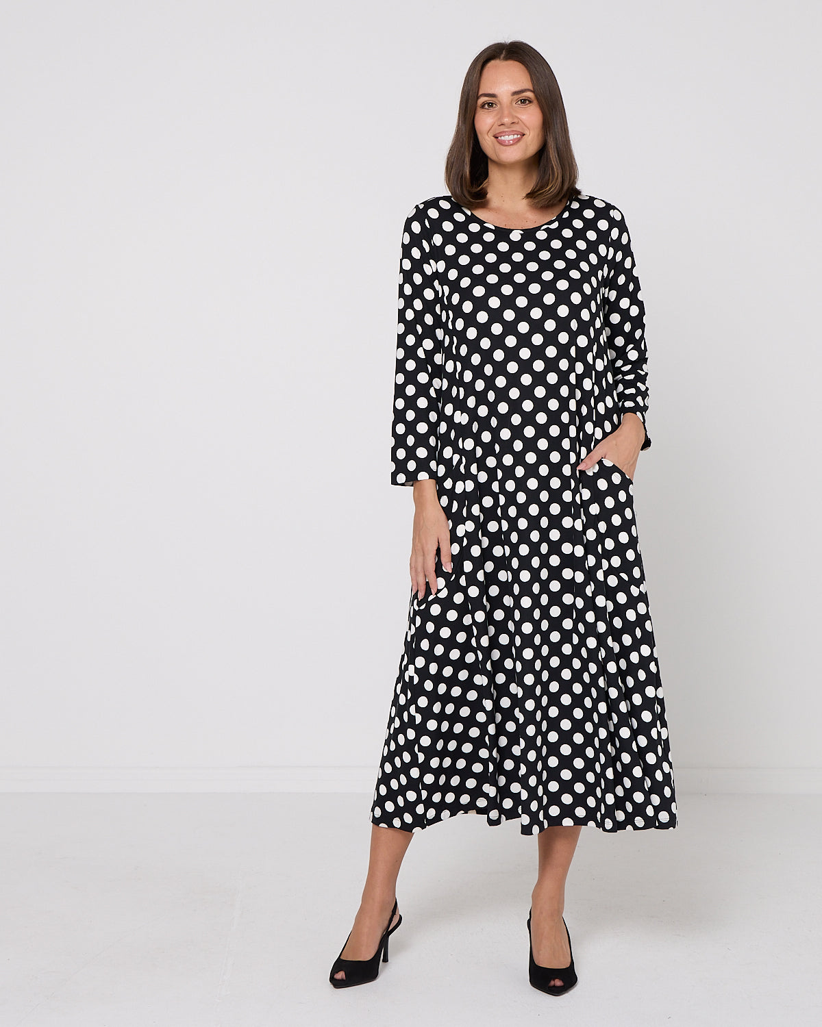 Swing Season Dress - Spot
