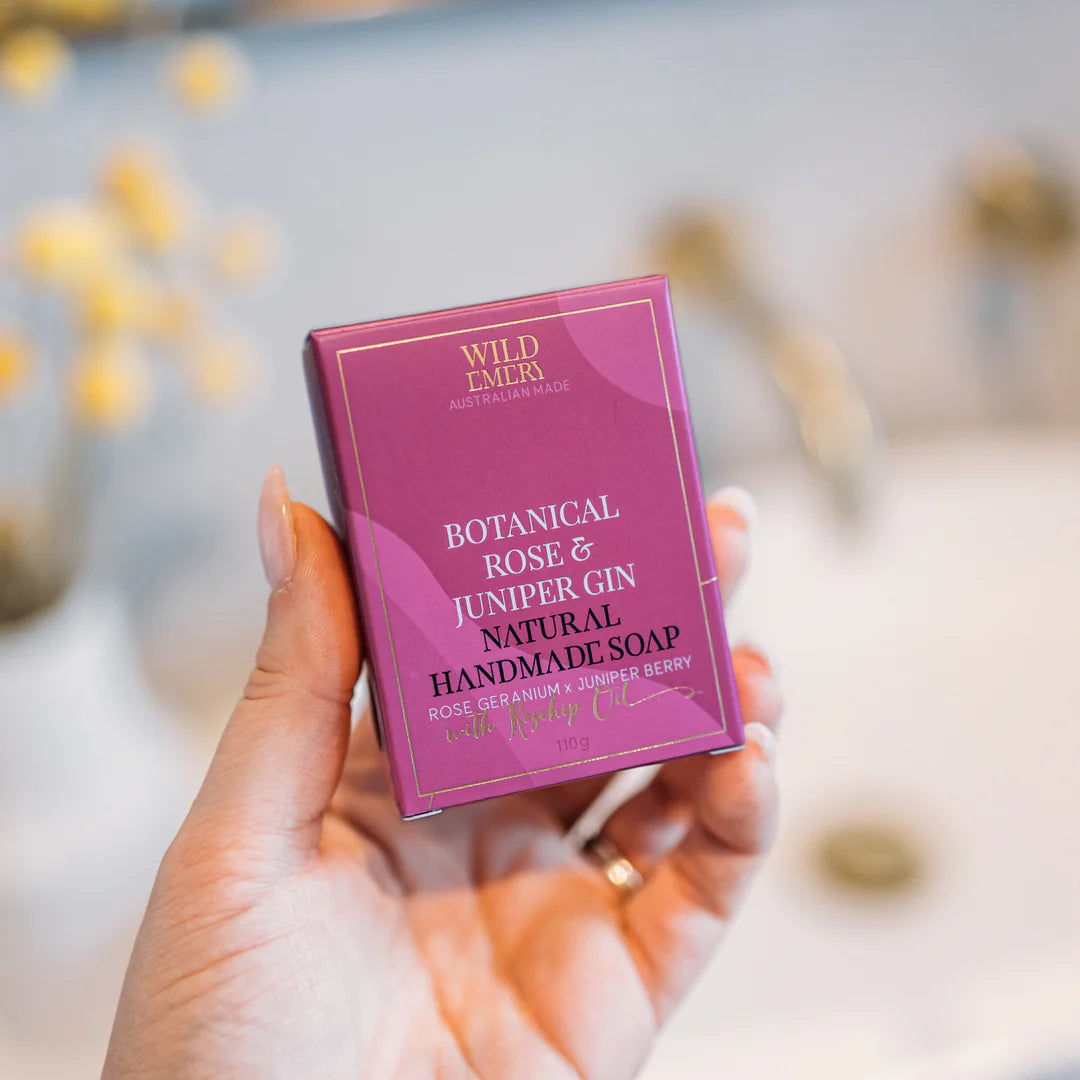 Botanical Rose & Juniper Gin Soap