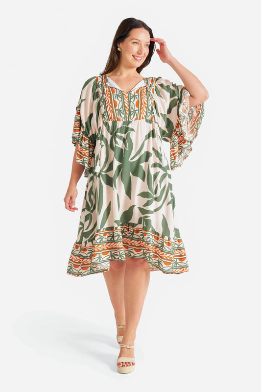 Sicily Dress - Summer Forest