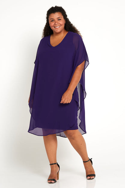 Soirée Dress - Purple